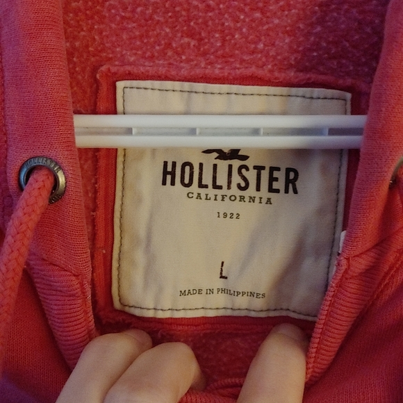 2/$40 Pink Hollister Hoodie - Picture 2 of 3